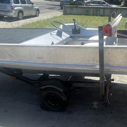 aluminum Boat With Title And Registration