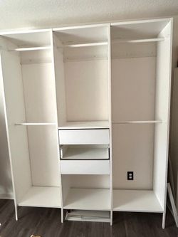 IKEA AUDRAL CLOSET FULLY BUILT & LIKE NEW