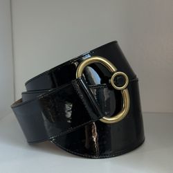 Emporio Armani Wide Leather Belt – Made in Italy – Size 42