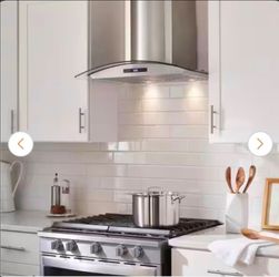 BRAND NEW IN BOX WALL MOUNT RANGE HOOD