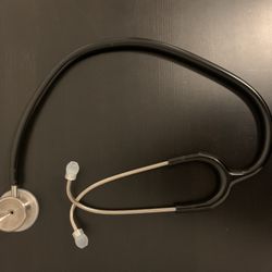 Stethoscope, Penlight And Surgical Scissors 