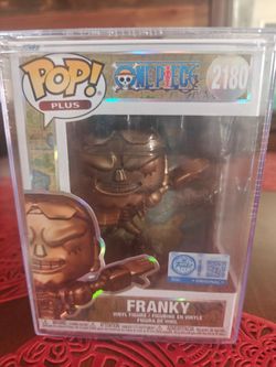One Piece Pop! Plus Franky Statue (Bronze) with Pop! Protector