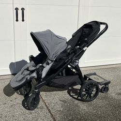 Baby Jogger City Select Double Stroller With Glider Board