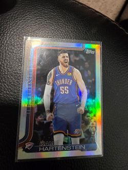 ISAIAH HARTENSTEIN THUNDER TOPPS NBA SPORTS CARD!