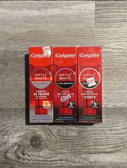 Colgate Optic White Pro Series Toothpaste 3 Oz $5 Each