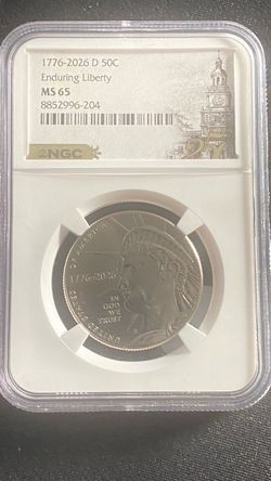 2026-D Enduring Liberty Half Dollar NGC MS 65 (Slabbed)