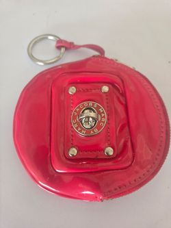 Authenic Marc by Marc Jacobs Red Patent Leather Keychain Purse