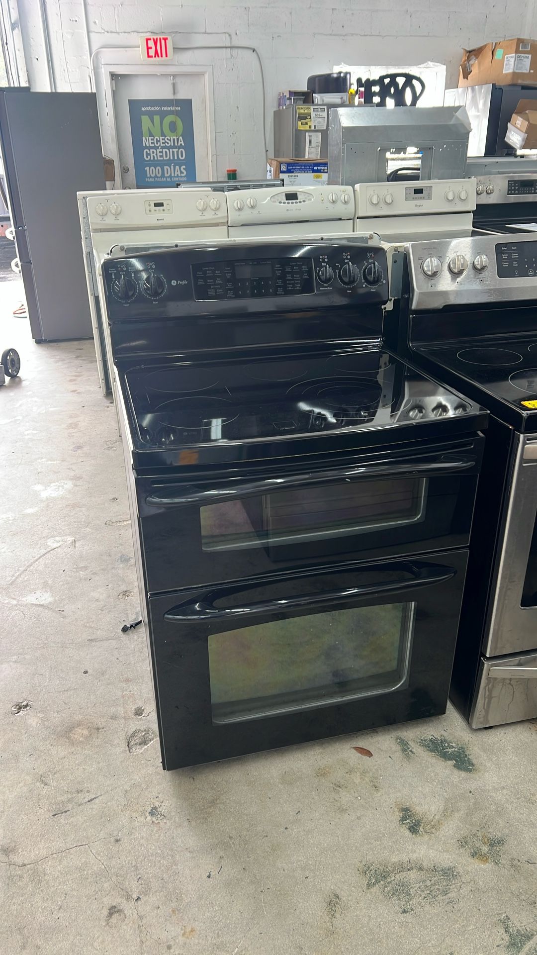 GE Profile Glass Top Stove 