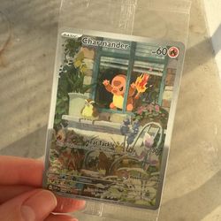 Sealed Charmander 044 Scarlet & Violet Promo Card Pokemon Center Stamped