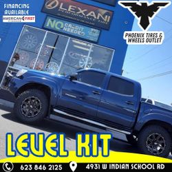 DIAL IN YOUR STANCE! Looking for a Front-End Lift to clear bigger tires? We specialize in Leveling Kits for Chevy, Ford, and RAM trucks. High-quality 