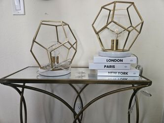Jonathan Y James 10" geometric table lambs