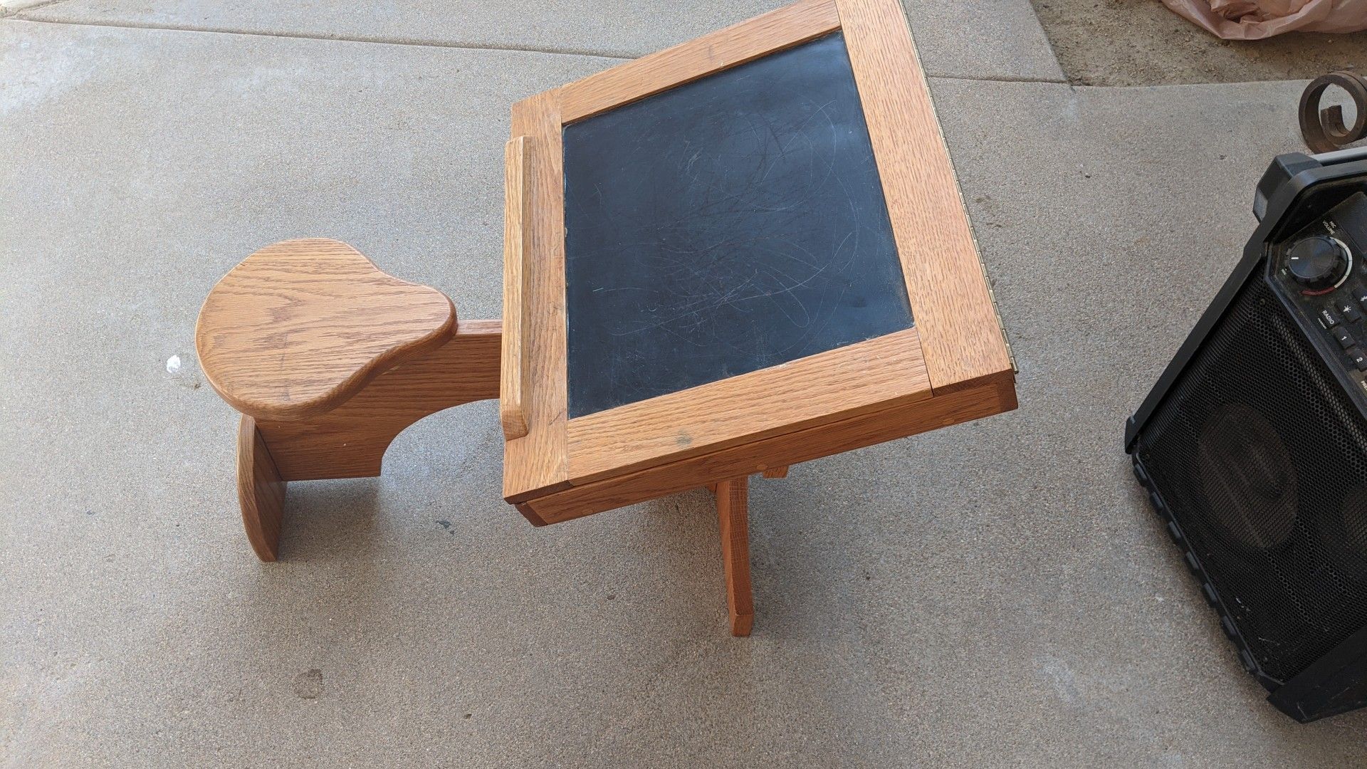 Free: Kids chalkboard desk