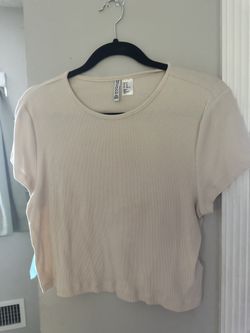 H&M beige top