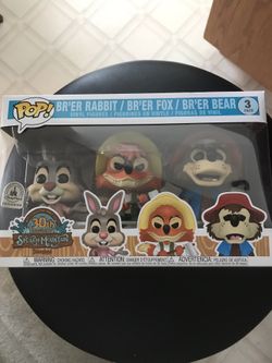 Funko pop exclusive Disneyland exclusive splash mountain 3 pack