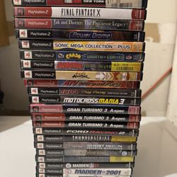 PlayStationw 2 Games lot of 51