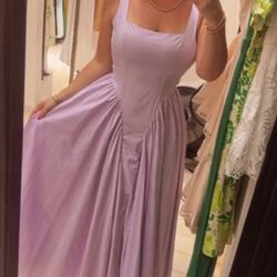 Purple Long Dress