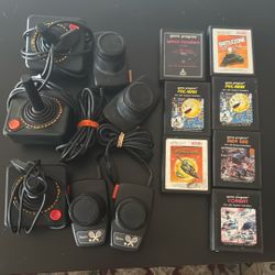 Atari  Games And Controllers