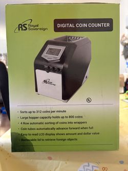 Digital coin counter