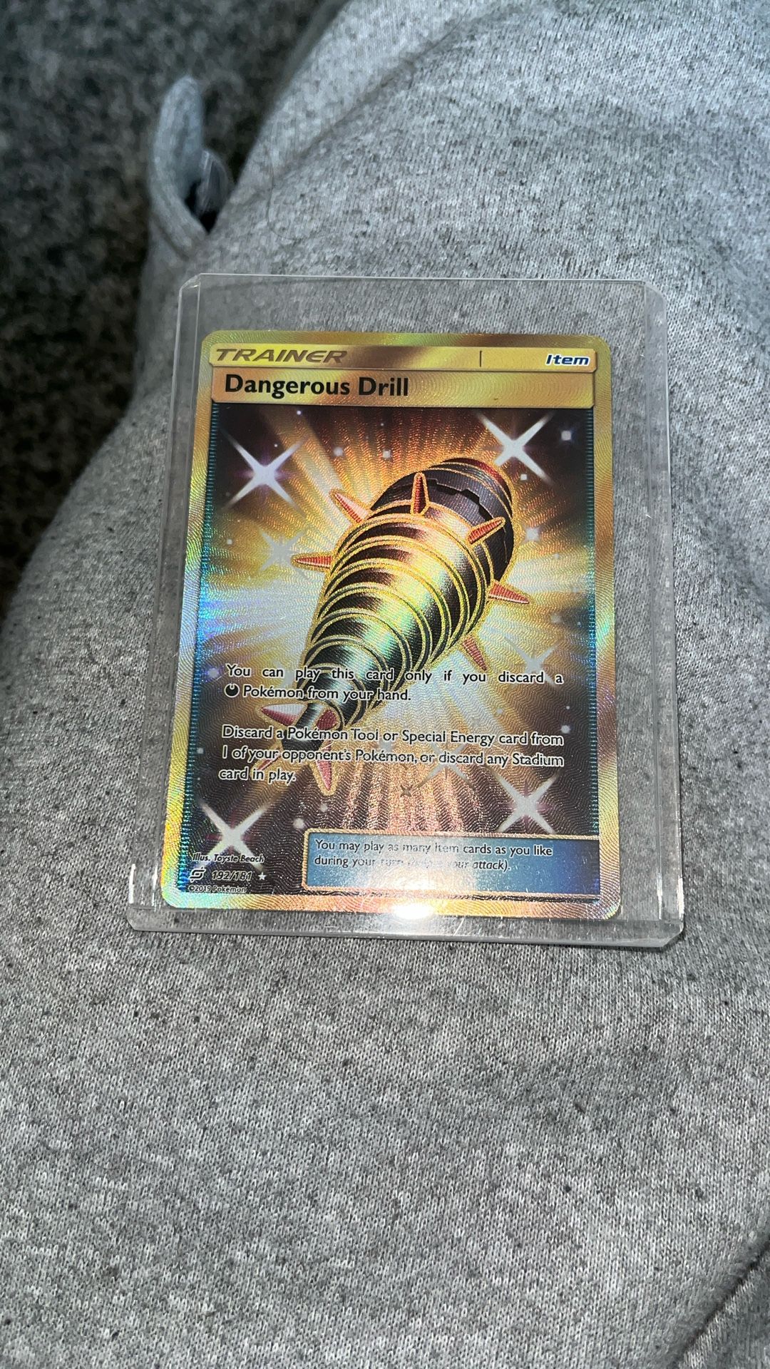 Dangerous Drill Pokemon Card