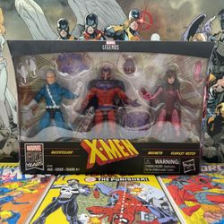 Marvel Legends X-Men Family Matters Quick Silver, Magneto, Scarlet Witch 
