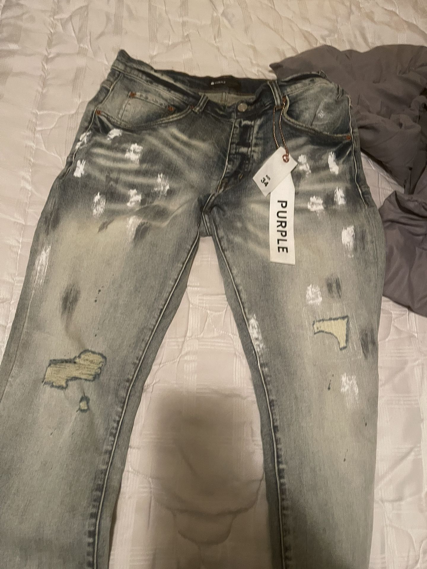 Purple Jeans Size 34