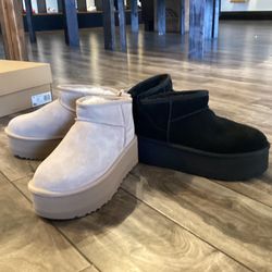 Uggs Ultra Mini Classic Platform Big Kids Sizes 13 Through Six Women’s Sizes Up To 7 1/2
