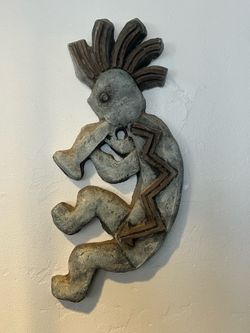 Kokopelli wall sculpture