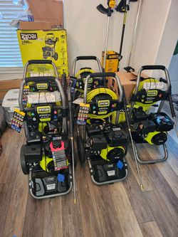 Ryobi Gas Pressure Washers 3300 PSI & 2900 PSI