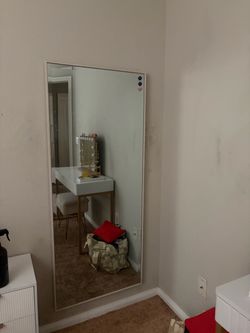 White Full body mirror
