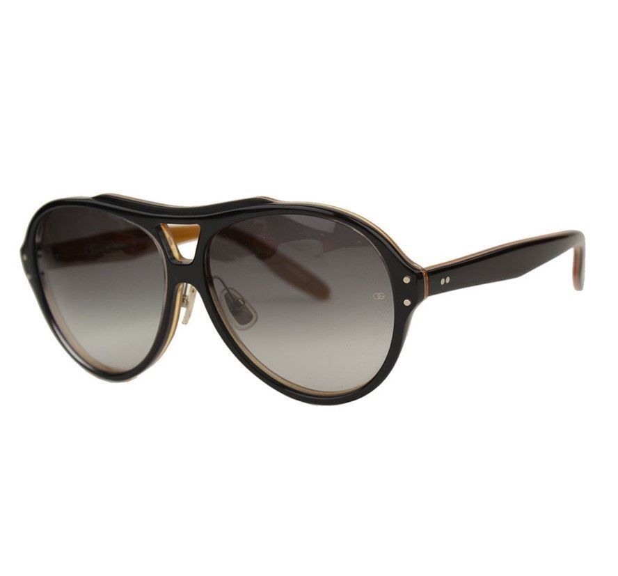 Other Brand Oliver Goldsmith Black & Gold Two-Tone Frame Browing Sunglasses 1972(114)59