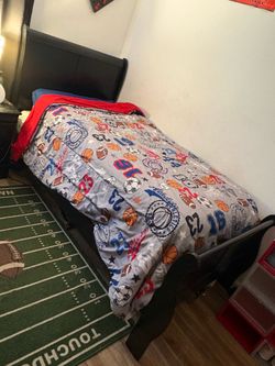 Twin Size Bed Frame and Mattress
