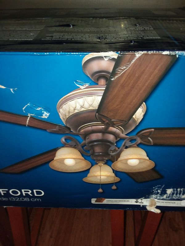 New Harbor Breeze 52 Inch Rutherford Celling Fan For Sale In