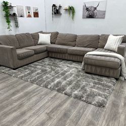 Gray Sectional Couch - Free Delivery
