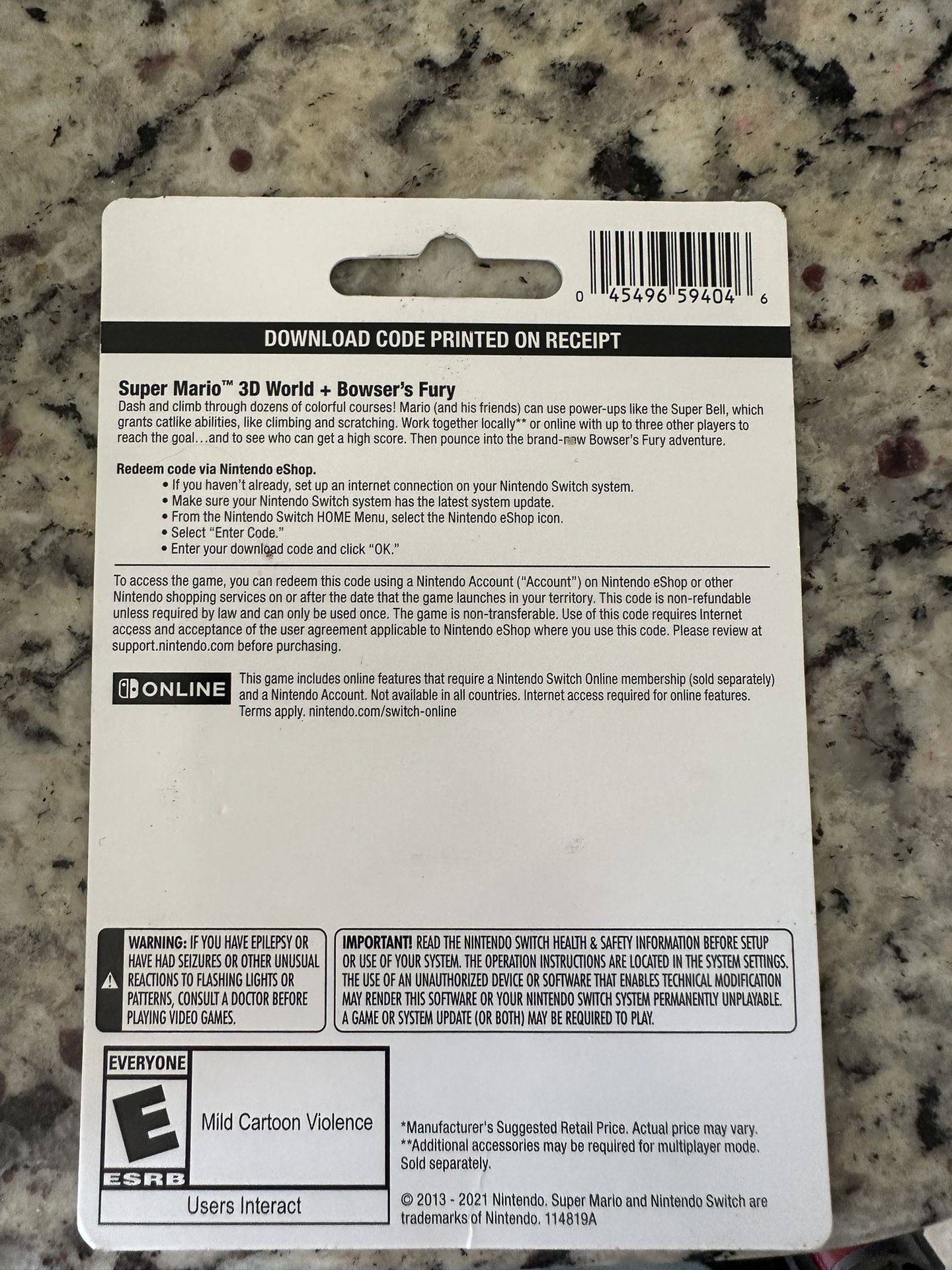 Nintendo Switch Super Mario Odyssey Game With Bonus Traveler's Guide CIB  Complete for Sale in Kissimmee, FL - OfferUp