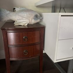 Solid Wood Nightstand 