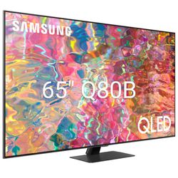 SAMSUNG 65" INCH QLED 4K SMART TV Q80B ACCESSORIES INCLUDED 