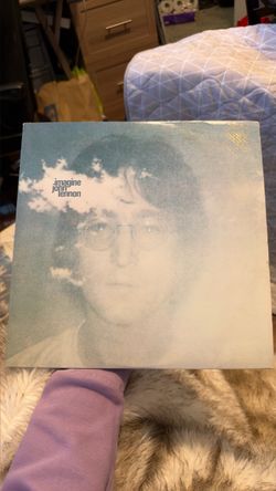John Lennon Imagine Vinyl Record LP w/Poster