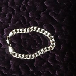 14k Curb-Link Bracelet 8”