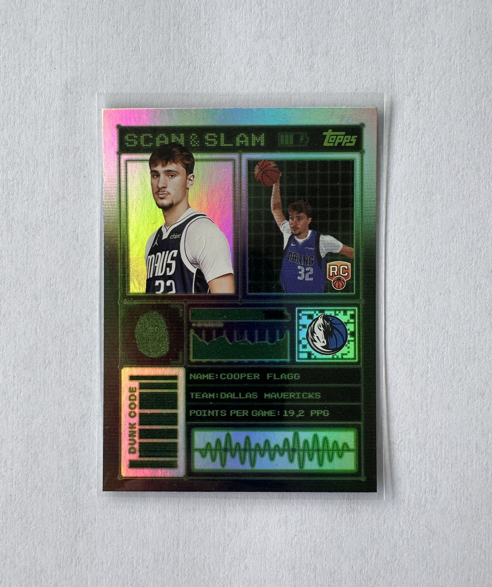 2025 Topps Cooper Flagg Scan And Go Rookie RC