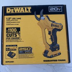Brand New In Box Dewalt Pruner With Battery And Charger