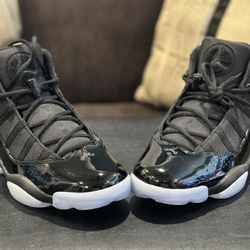 Jordan 6 Rings (Black/Black) -  Men’s 10.5