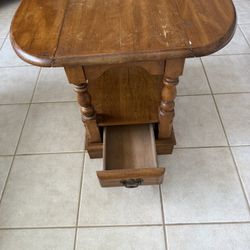 Wooden end table to refinish! 