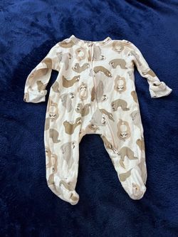 Old Navy - Baby Sloth Print Footed Zip Sleeper