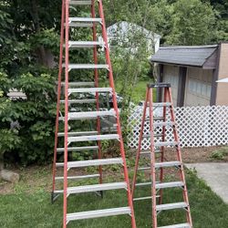 14’ - 8’ Fiberglass Step Ladders