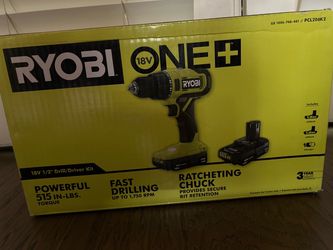 RYOBI ONE+ 18V 1/2” Drill/Driver Kit BRAND NEW SEALED