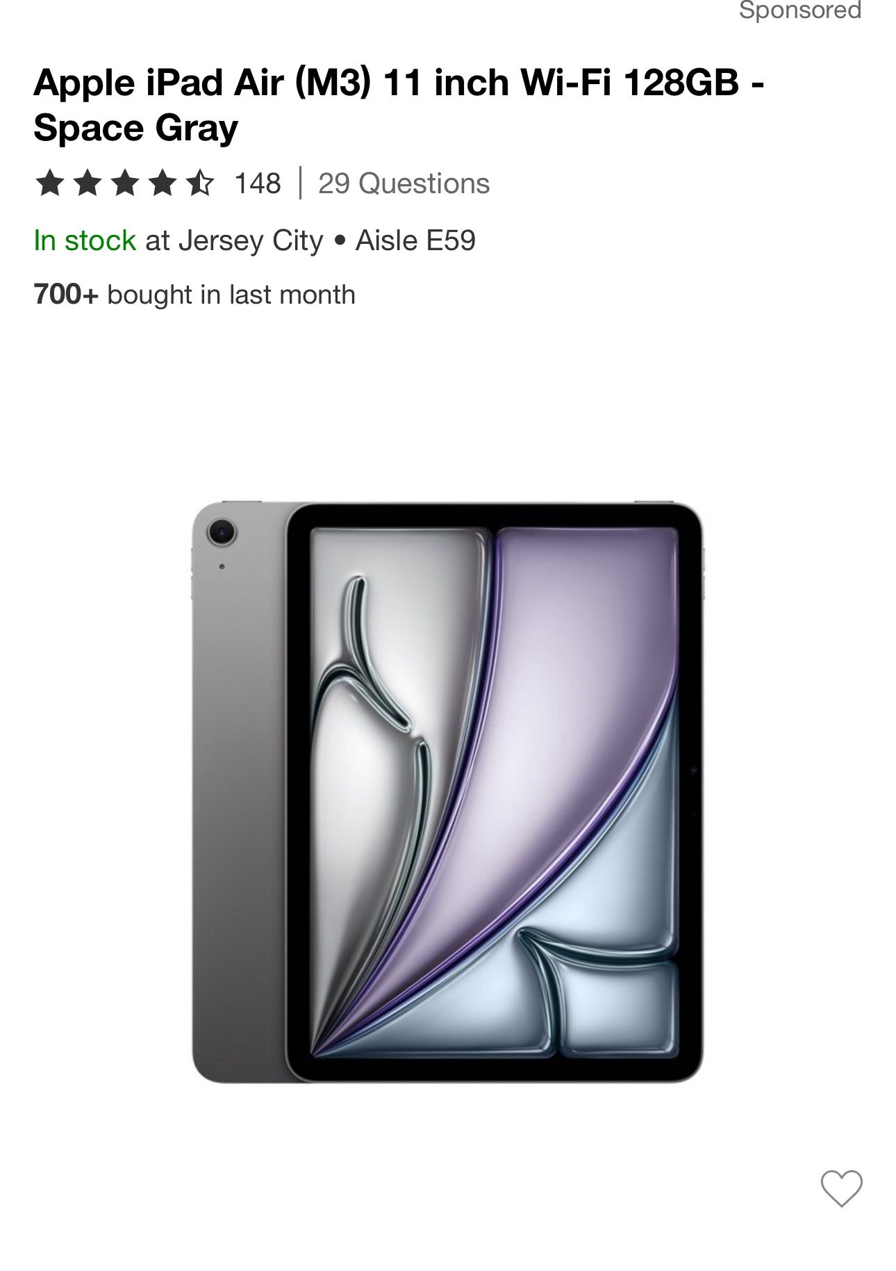 iPad Air 11” (M3) 128GB + Magic Keyboard – LIKE NEW – 2 Months Old