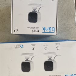 3 Brand New Blink Mini Security Cameras 