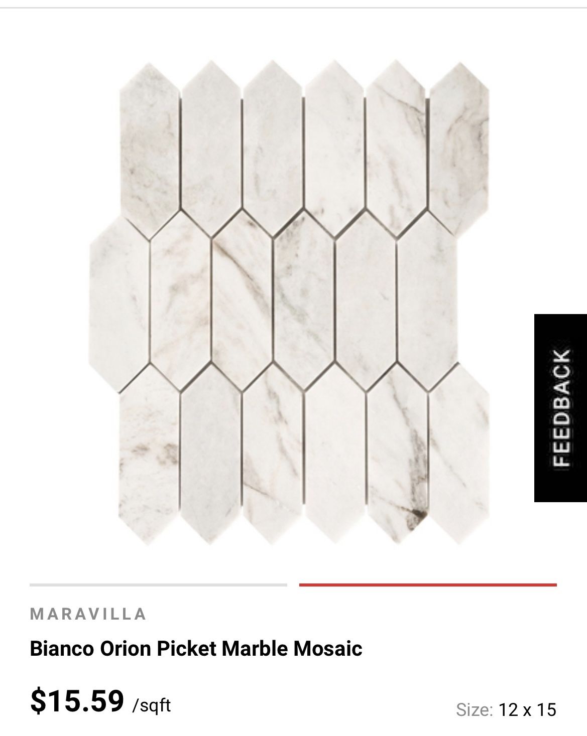 Marble Mosaic 10 Sheets $110 Total