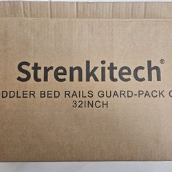 Strenkitech Toddler Bed Rail Guard - 32 Inch (New)