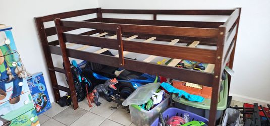 Twin bed wood frame